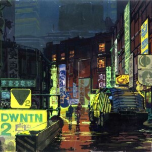 Academy Museum of Motion Pictures. Cyberpunk: Envisioning Possible Futures Through Cinema. Concept drawing by Syd Mead for BLADE RUNNER (US, 1982). © Syd Mead, Inc.